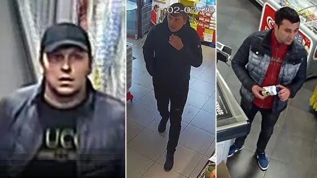 Банда из  трех человек ограбила уже восемь магазинов в Вене. Полиция  просит помощи.