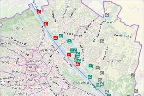 В Вене введен запрет  на купание  в Новом Дунае