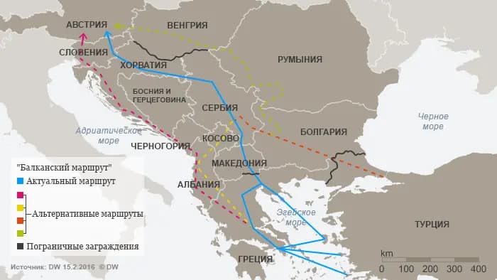 Возвращение балканского маршрута? Новая волна беженцев на границах ЕС