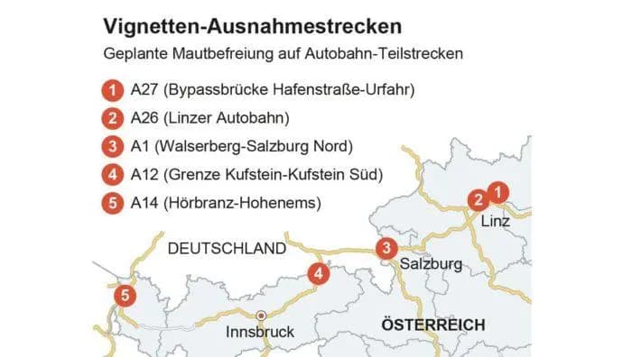 Первое важное  решение нового парламента Австрии  — виньетка теперь обязательна не на всех трассах