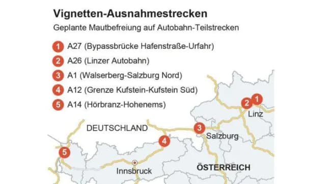 Первое важное  решение нового парламента Австрии  — виньетка теперь обязательна не на всех трассах