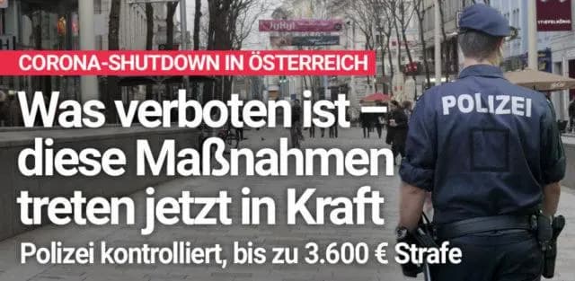 Коронавирус в Австрии: подтверждено уже почти 1000 случаев коронавируса (см.подробную разбивку по городам) , сегодня вступает Закон по борьбе с вирусом - штрафы до 30 000 евро