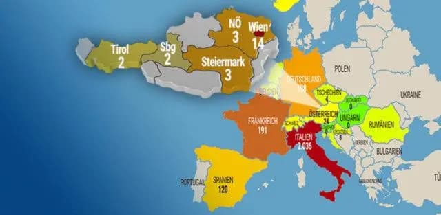 В Австрии на вечер вторника подтверждены 24 случая коронавируса