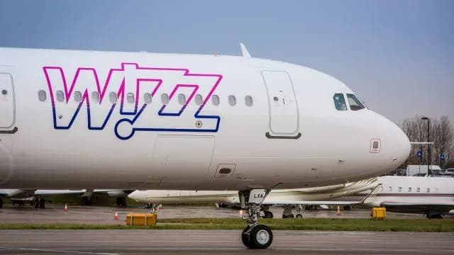 Самолет авиакомпании Wizz Air впервые с начала кризиса вчера вылетел из аэропорта Вены