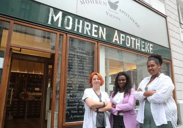 Black Lives Matter: Mohren-Apotheke в центре Вены меняет название