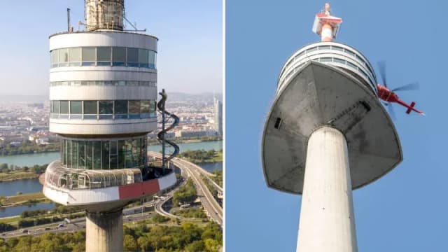Новое на Венской Дунайской башне: самая высокая горка в Европе