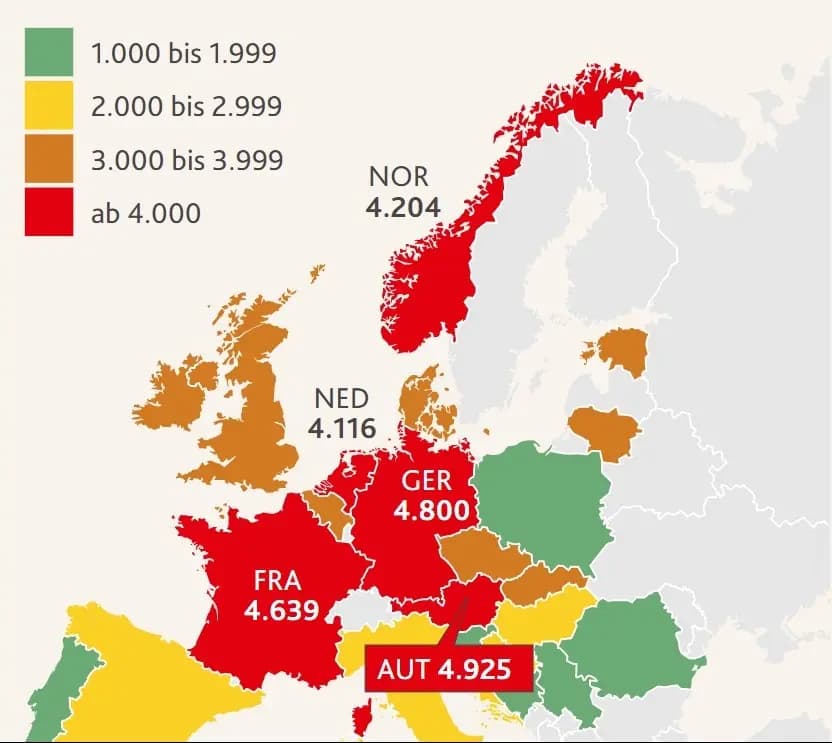 До минус 25%: цены на недвижимость в Австрии продолжают падать