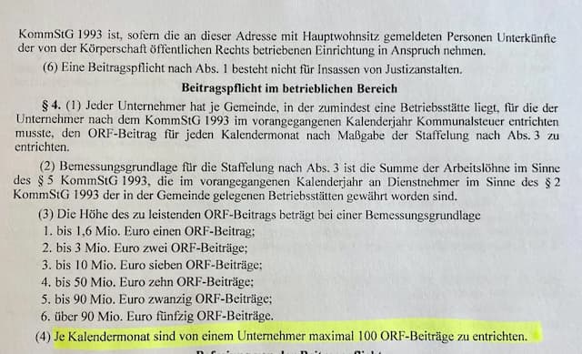 Новый обязательный налог ORF: теперь его должны платить еще и 344 000 предпринимателей!