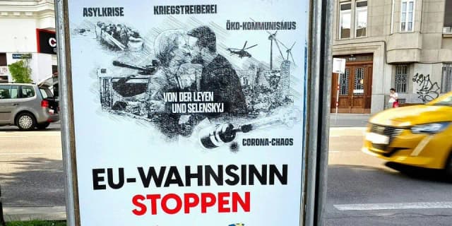 Посольство Украины возмутил предвыборный плакат FPÖ