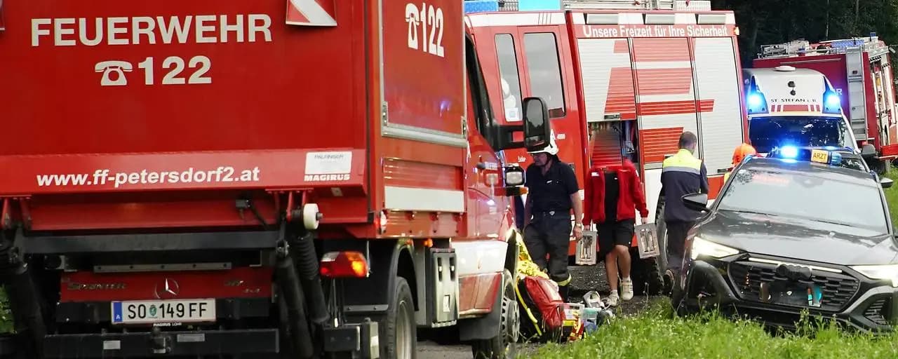 В Штирии оползень засыпал четверых детей, погиб пятилетний мальчик