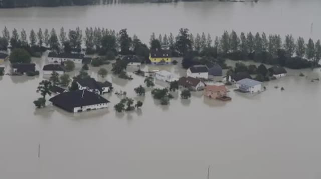 7 метров воды! Наводнение на Дунае угрожают Линцу и Нижней Австрии