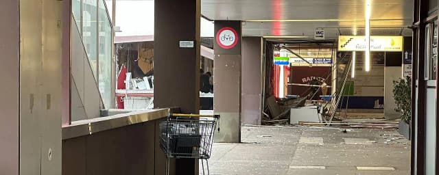 Опять взорван банкомат  - теперь в жилом комплексе Альтерлаа!
