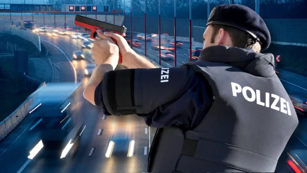 В Вене полиция открыла огонь для остановки автонарушителя, но безуспешно