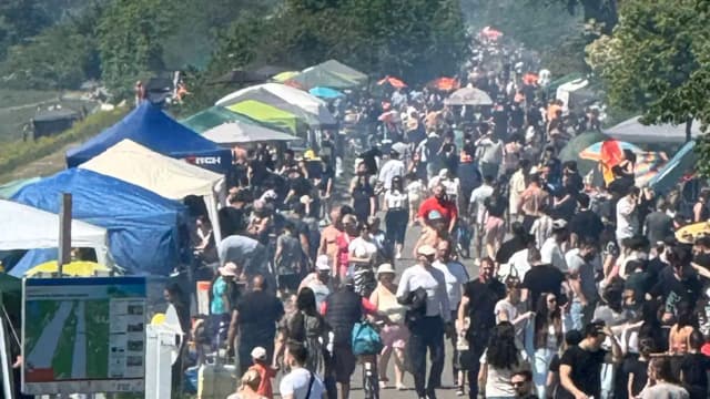 Первомай в Вене: тысячи собрались на Дунайском острове на первое майское барбекю