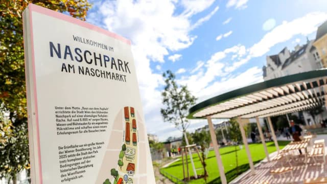 Сегодня открытие нового Naschpark в Вене: шоколадный фонтан, музыка и 50 тысяч растений