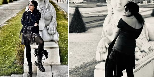 Оперная дива в образе вороны: Хэллоуин-лук Анны Нетребко