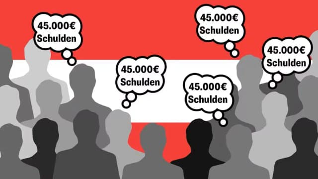 Уже 45 000 евро на каждого австрийца:  бюджетная дыра продолжает расти