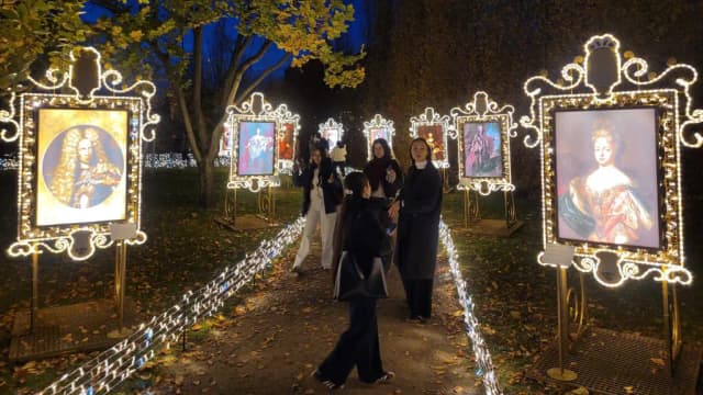 В венском дворцовом парке Шёнбрунн открывается световой сад «Императорские огни»