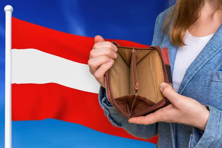 Инфляция в Австрии почти вдвое выше, чем в еврозоне