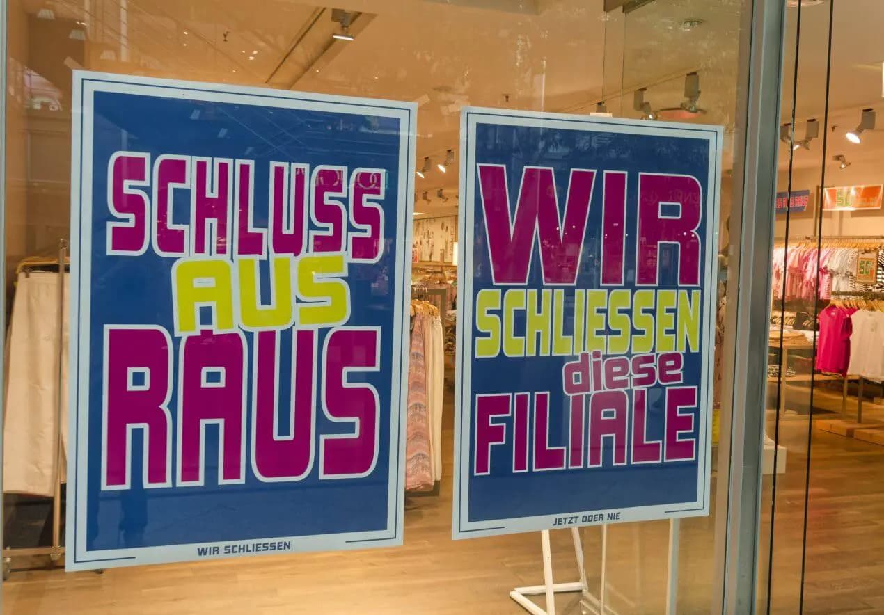 Очередной банкрот в торговле:  разорилась сеть модной одежды