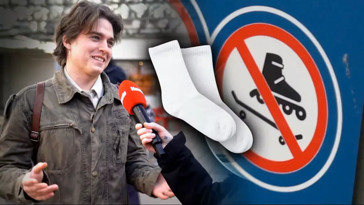 "Покинуть вагон или разуться":  любителя роликов в венской подземке разули до носков