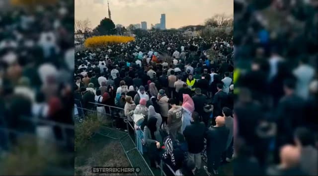 60 000 мусульман на Дунайском острове: Вена празднует окончание Рамадана — масштабная полицейская операция и пробки