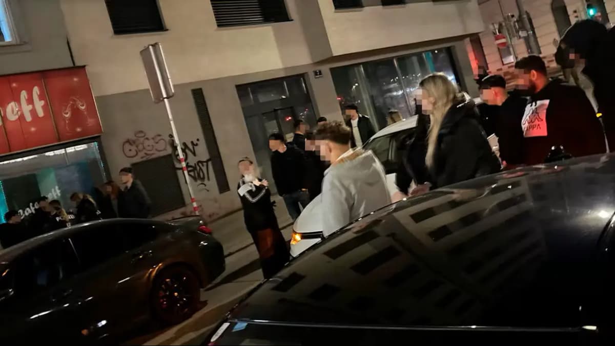 Дикие сцены на венском Гюртеле: массовая драка и автомобиль, таранящий людей