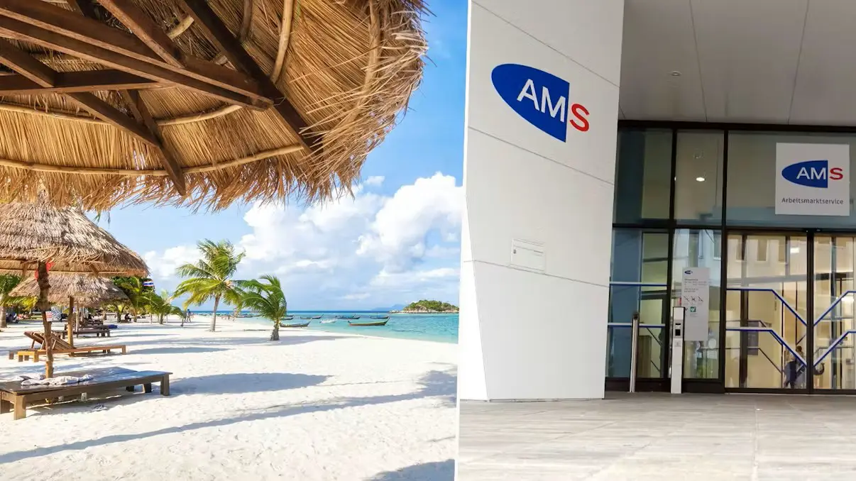 Каникулы в тропиках за счёт AMS: "рабочее место" безработного оказалось на пляже