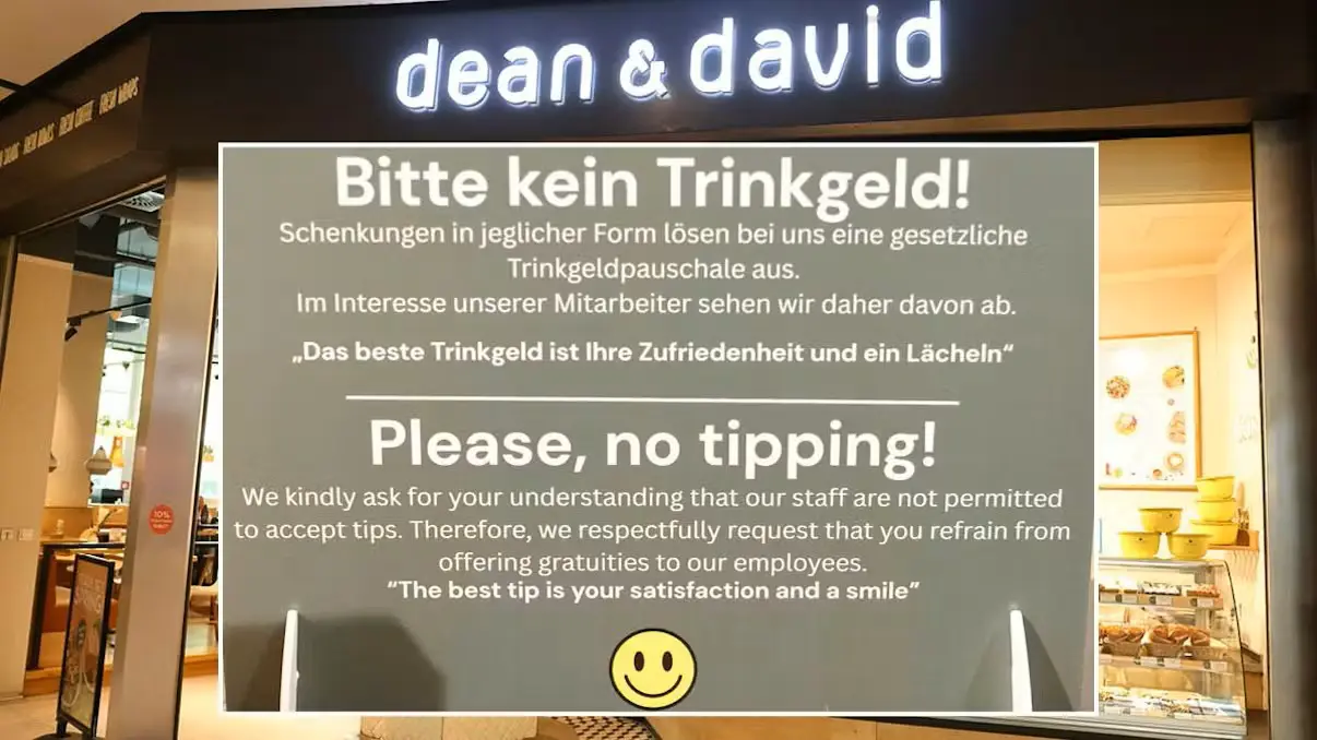 «Пожалуйста, никаких чаевых!» — венское кафе просит клиентов не оставлять день