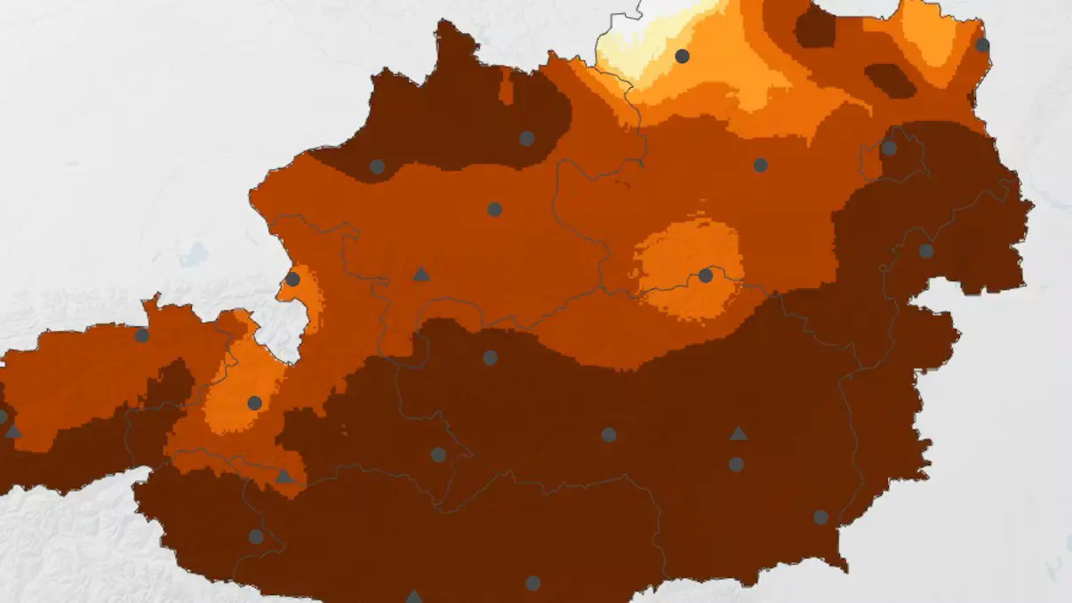 Экстремальная засуха в Австрии: водный кризис и рост пожарной опасности