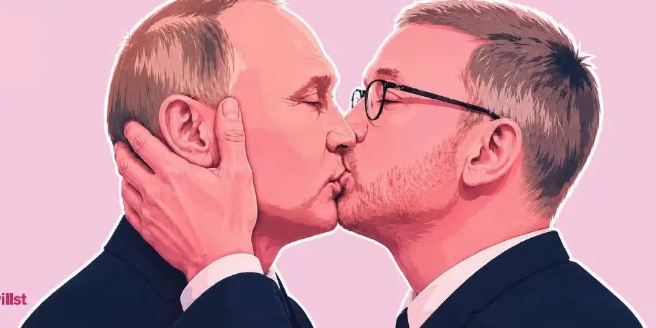 FPÖ в ярости из-за фото с поцелуем на грузовике NEOS