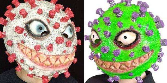 Невероятная безвкусица: маски для Хэллоуина в виде коронавируса на Amazon