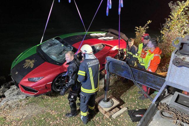 Мужчина утопил свой Lamborghini в Мондзее