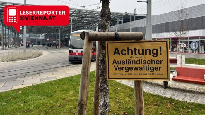 В Вене появились предупреждающие знаки «Остерегайтесь иностранных насильников»