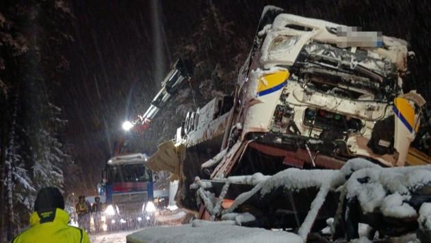 Сильный снегопад в Каринтии:  аварии, 2 000 домохозяйств без электричества