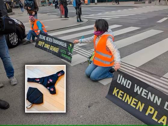 Полиция Вены подвергала задержанных климатических активисток личному досмотру с раздеванием