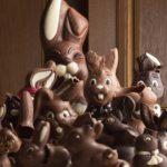 Шоколадные пасхальные зайцы