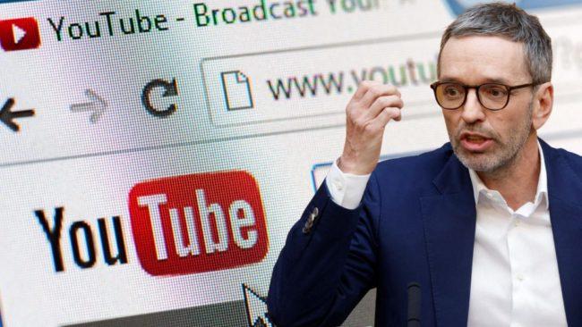 YouTube заблокировал канал FPÖ: Кикль возмущен цензурой