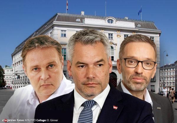 Политический рейтинг: FPÖ впервые набирает 32%, SPÖ с Баблером на 3-м месте