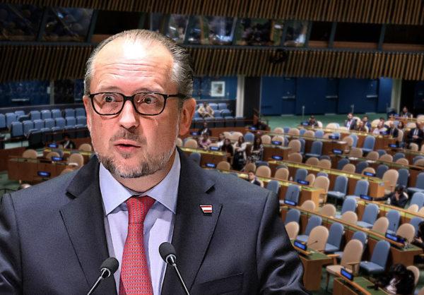 Министр Шалленберг выступил перед пустыми трибунами Генеральной Ассамблеи ООН в Нью-Йорке